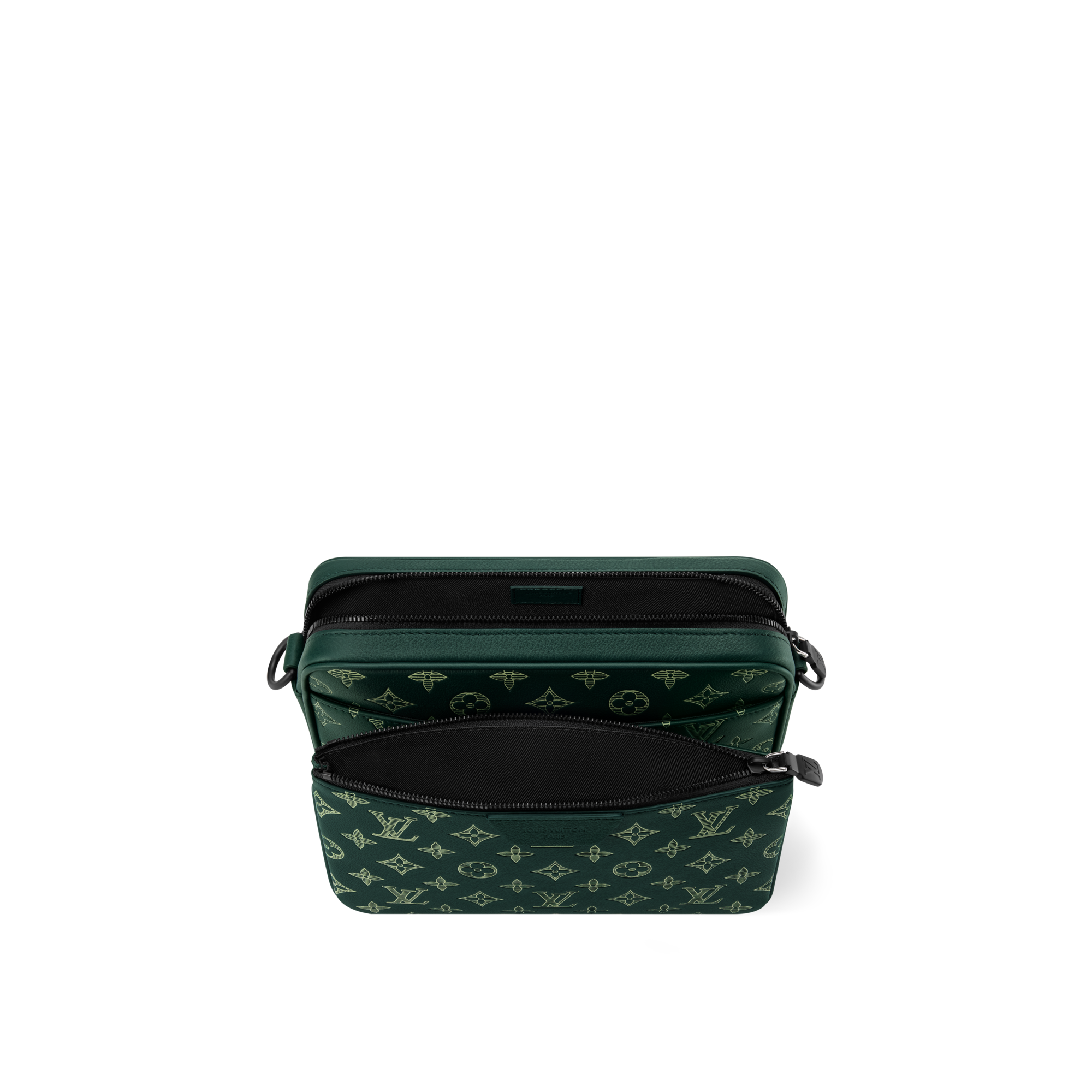 Trio Messenger Monogram Shadow Leather in Bags and Small Leather Goods