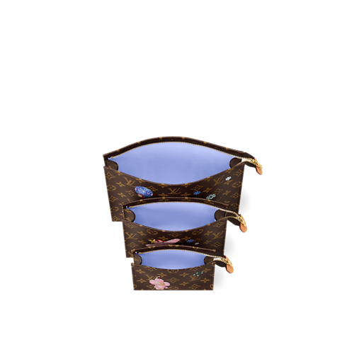 Trio Toilet Pouch Monogram in Women's Travel Travel Accessories collections by Louis Vuitton (Product zoom)