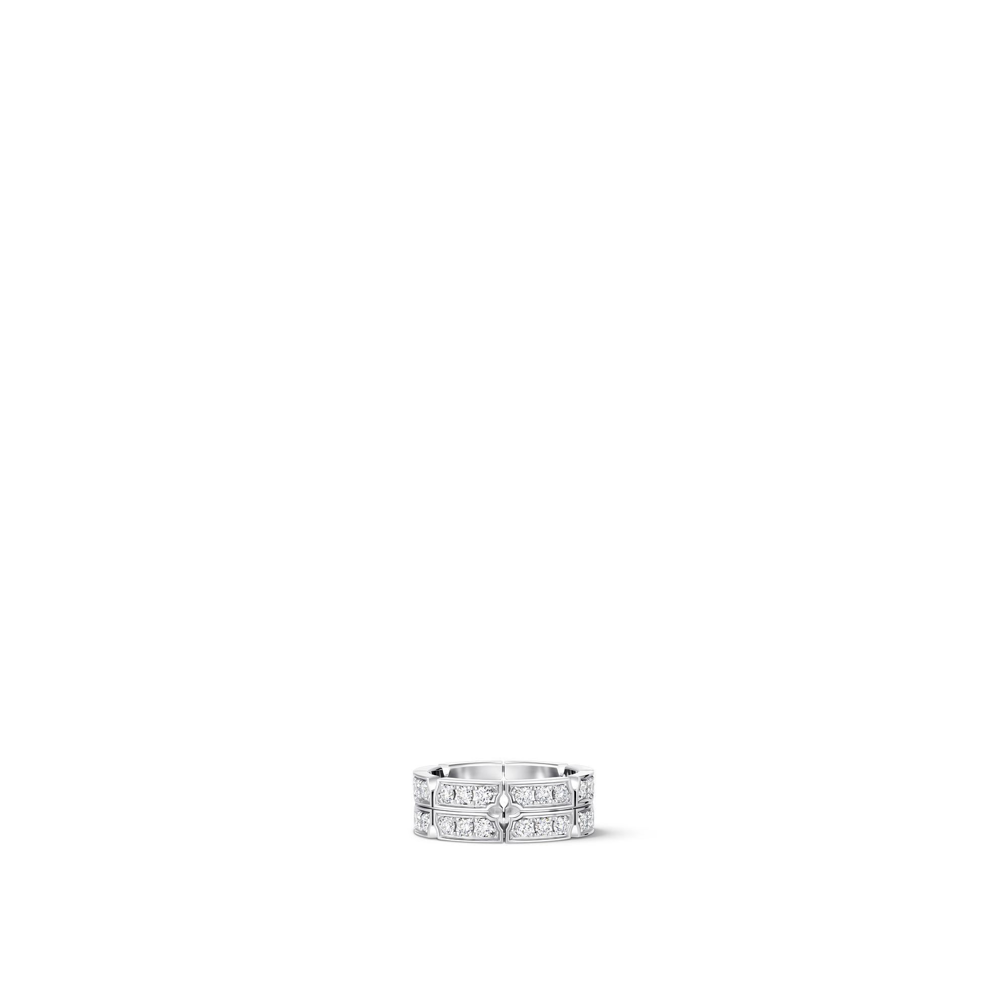 Tumbler Ring, White Gold and Diamonds  in Jewellery