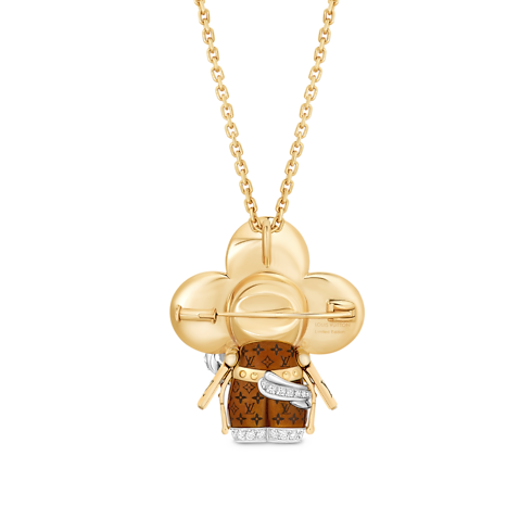 Vivienne Horse Pendant, Yellow Gold, White Gold, Lacquer & Diamonds in Les Extraordinaires's Jewelry Necklaces and Pendants collections by Louis Vuitton (Product zoom)