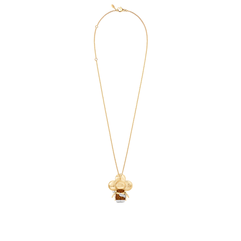 Vivienne Horse Pendant, Yellow Gold, White Gold, Lacquer & Diamonds in Les Extraordinaires's Jewelry Necklaces and Pendants collections by Louis Vuitton (Product zoom)