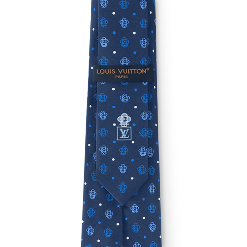 Vivienne Outline Tie . in Men's Accessories Ties and Pocket Squares collections by Louis Vuitton (Product zoom)