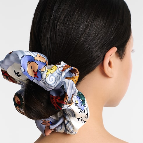 Vivienne Winter Holiday Scrunchie . in Women's Accessories Hair Accessories collections by Louis Vuitton (Product zoom)