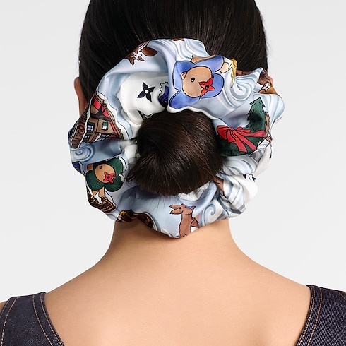 Vivienne Winter Holiday Scrunchie . in Women's Accessories Hair Accessories collections by Louis Vuitton (Product zoom)