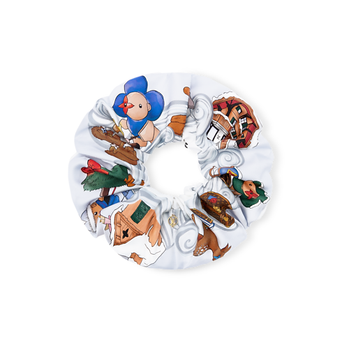 Vivienne Winter Holiday Scrunchie . in Women's Accessories Hair Accessories collections by Louis Vuitton (Product zoom)