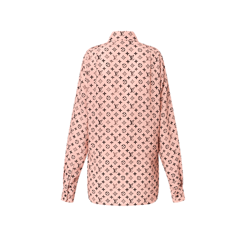 Washed Monogram Silk Shirt in Women's Ready-to-Wear Tops collections by Louis Vuitton (Product zoom)