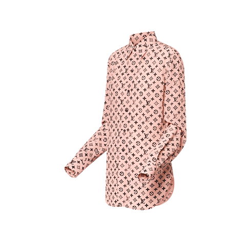 Washed Monogram Silk Shirt in Women's Ready-to-Wear Tops collections by Louis Vuitton (Product zoom)