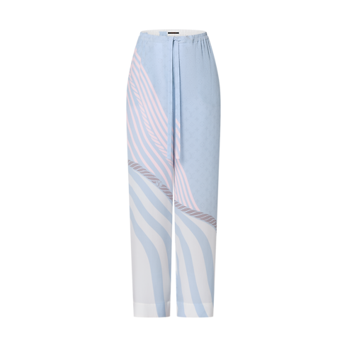 Wave Print Pajama Pants in Women's Ready-to-Wear Pants collections by Louis Vuitton (Product zoom)
