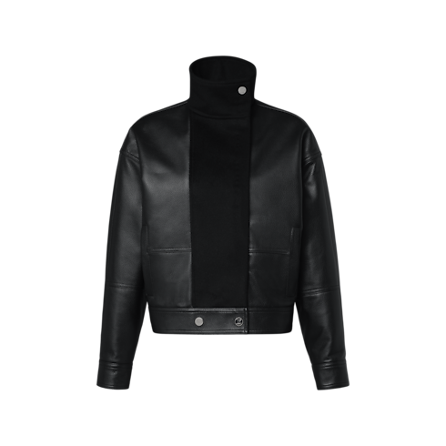 Wool Insert Biker Jacket in Women's Ready-to-Wear Coats and Jackets collections by Louis Vuitton (Product zoom)