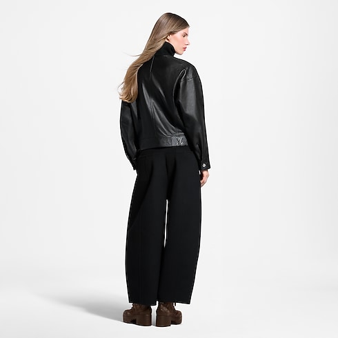 Wool Insert Leather Balloon Pants in Women's Ready-to-Wear New In Ready-to-Wear collections by Louis Vuitton (Product zoom)
