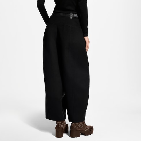 Wool Insert Leather Balloon Pants in Women's Ready-to-Wear New In Ready-to-Wear collections by Louis Vuitton (Product zoom)