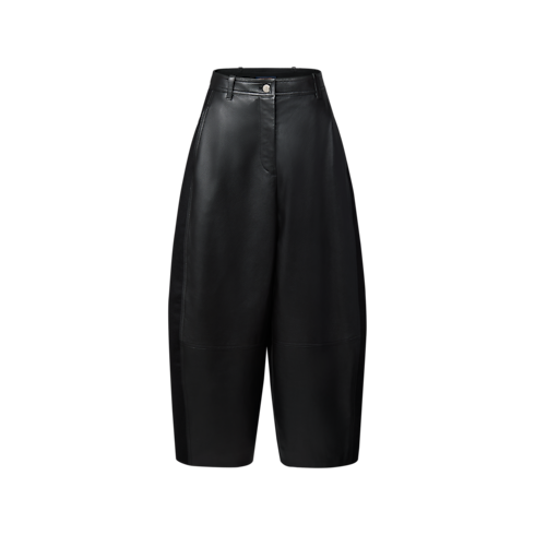 Wool Insert Leather Balloon Pants in Women's Ready-to-Wear New In Ready-to-Wear collections by Louis Vuitton (Product zoom)
