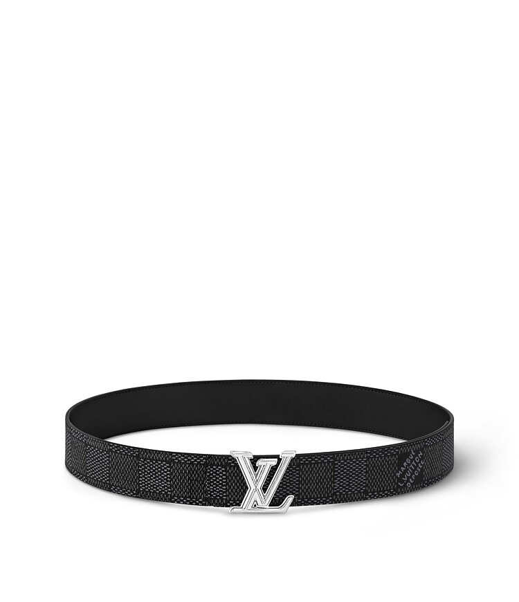 LV Dimension 40mm Reversible Belt Damier Graphite  display picture 1