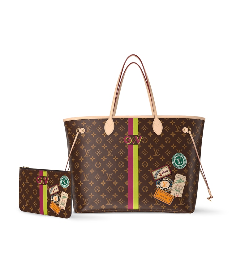 Neverfull GM Mon Monogram Monogram Personalisation LOUIS VUITTON