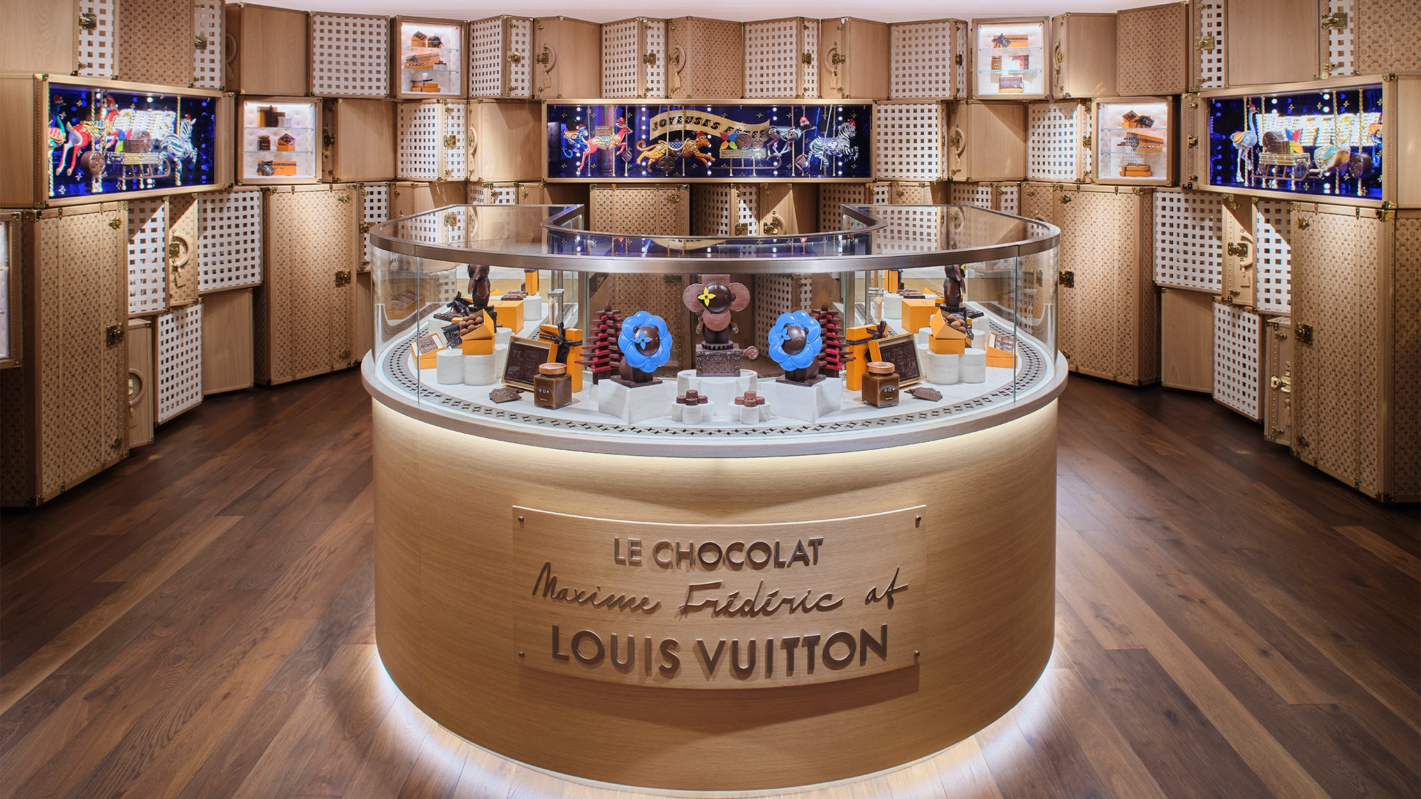 【最終値下げ】LOUIS VUITTON フレンチスリーブニット　極美品 Le Chocolat Maxime Frédéric at Louis Vuitton Store in New York
